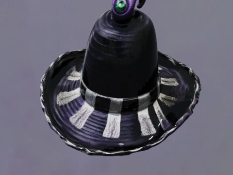 Cyclopean Spiral Hat 3D Model