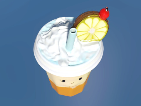 Cocoa Mug limonade 3D Model