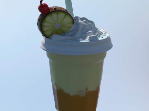 Cocoa Mug limonade 3D Model