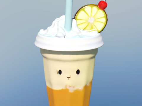 Cocoa Mug limonade 3D Model