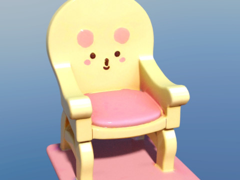 Chairkawaii baby 3D मॉडल