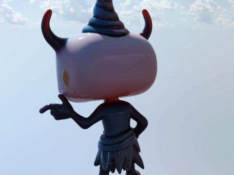 Chibi Halloween spoky 3D Model