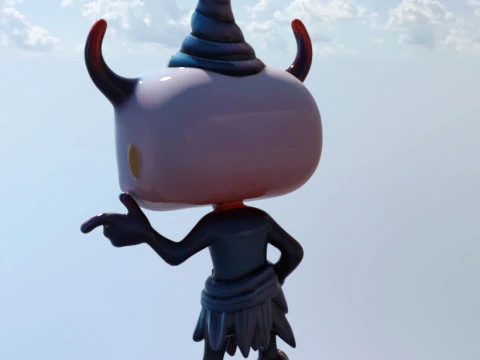 Chibi Halloween spoky 3D Model