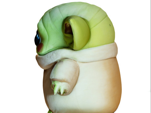Plush Baby Yoda 3D Model