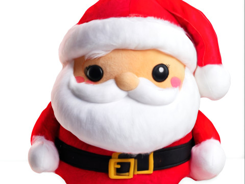 SantaPlushie 3D Model