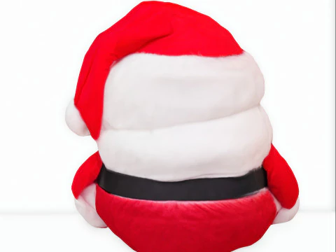 Kerstman Plushie 3D Model