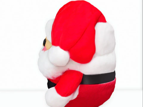 Kerstman Plushie 3D Model