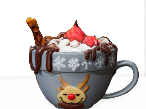 Winter Bliss mug Modelo 3D