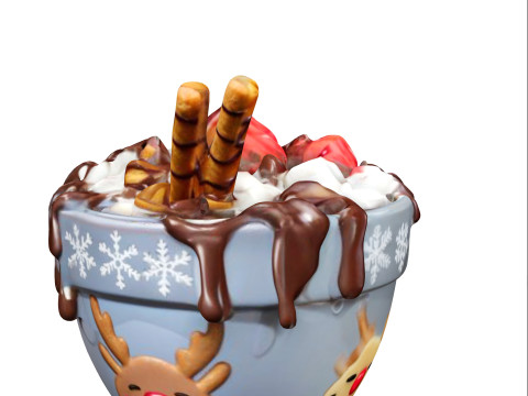 Winter Bliss mug 3D Model