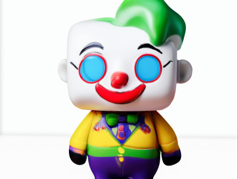 Joyful Joker 3D Model