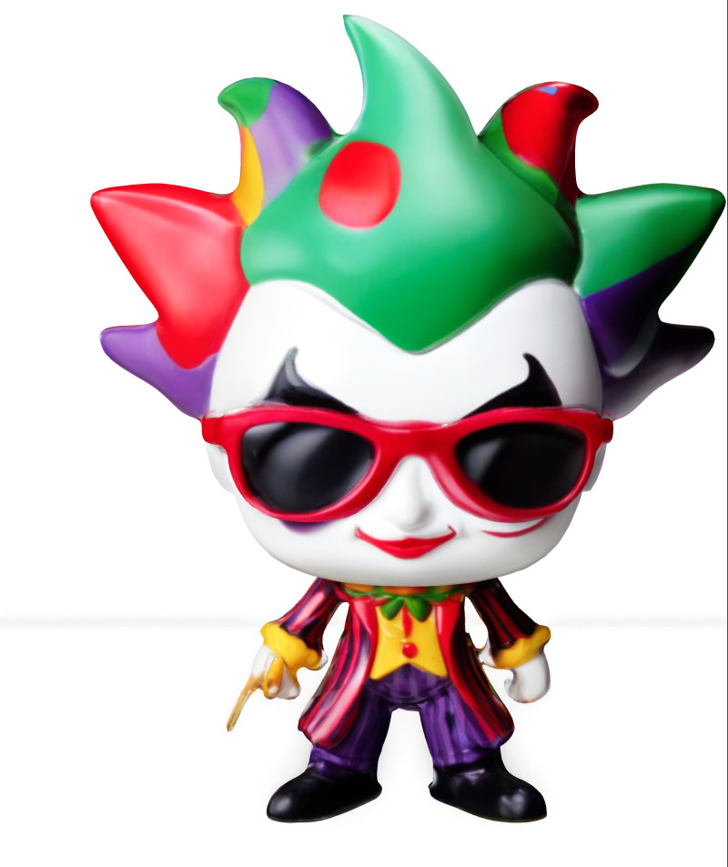 Funky Jester Joke 3D 모델 .c4d .max .obj .3ds .fbx .stl .blend