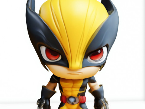Mini hero chibi Modelo 3D