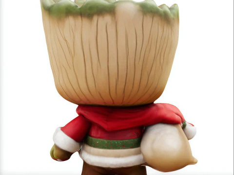 Hollyday Groot 3D Model
