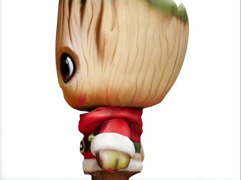 Hollyday Groot 3D Model