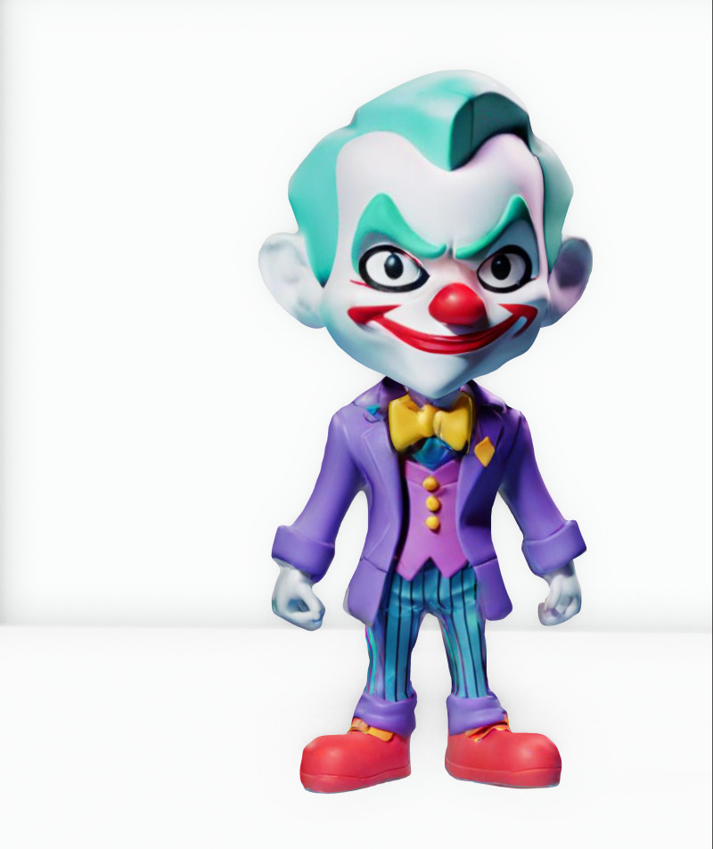 JOker 3D Model .c4d .max .obj .3ds .fbx .stl .blend