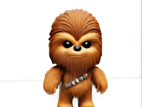 colecci&oacute;n chibi de chewbacca Modelo 3D