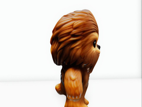 Chewbacca chibi collection 3D Model