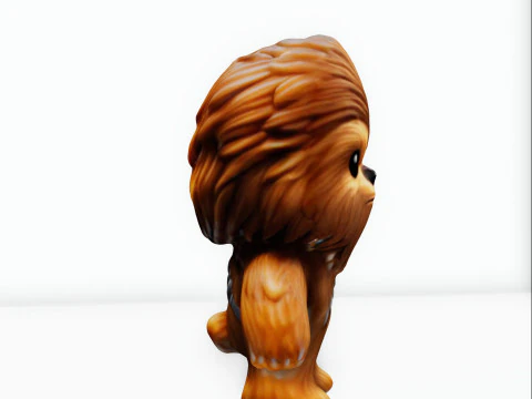 Chewbacca chibi collection 3D Model