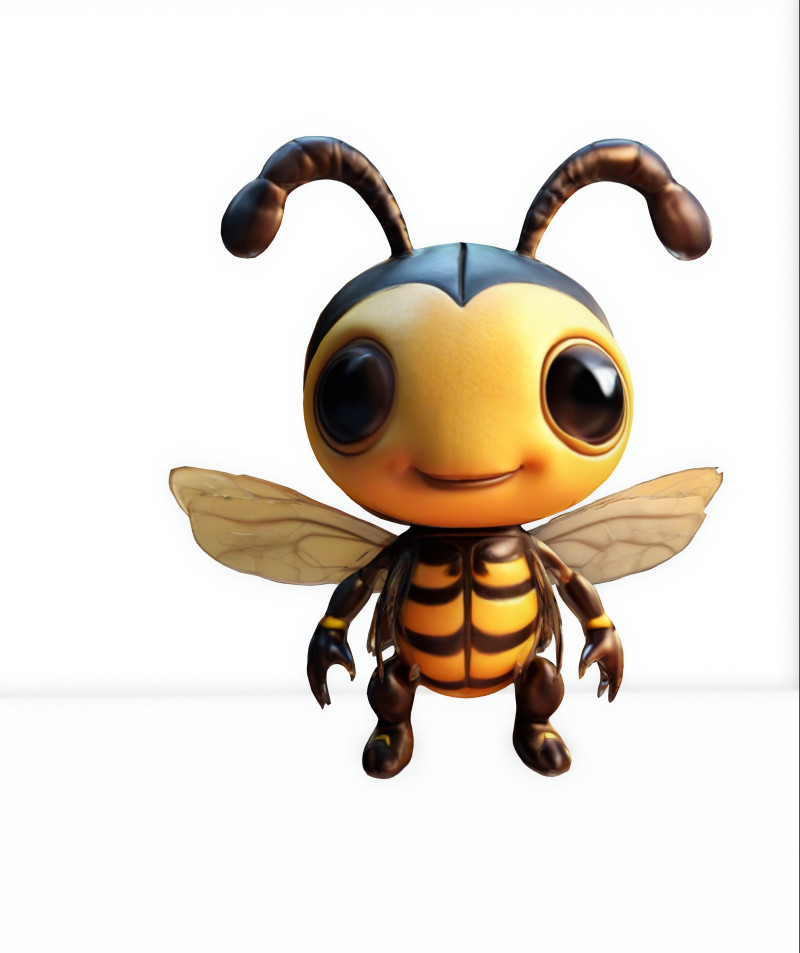 Buzzy Bee 3D 모델 .c4d .max .obj .3ds .fbx .stl .blend 