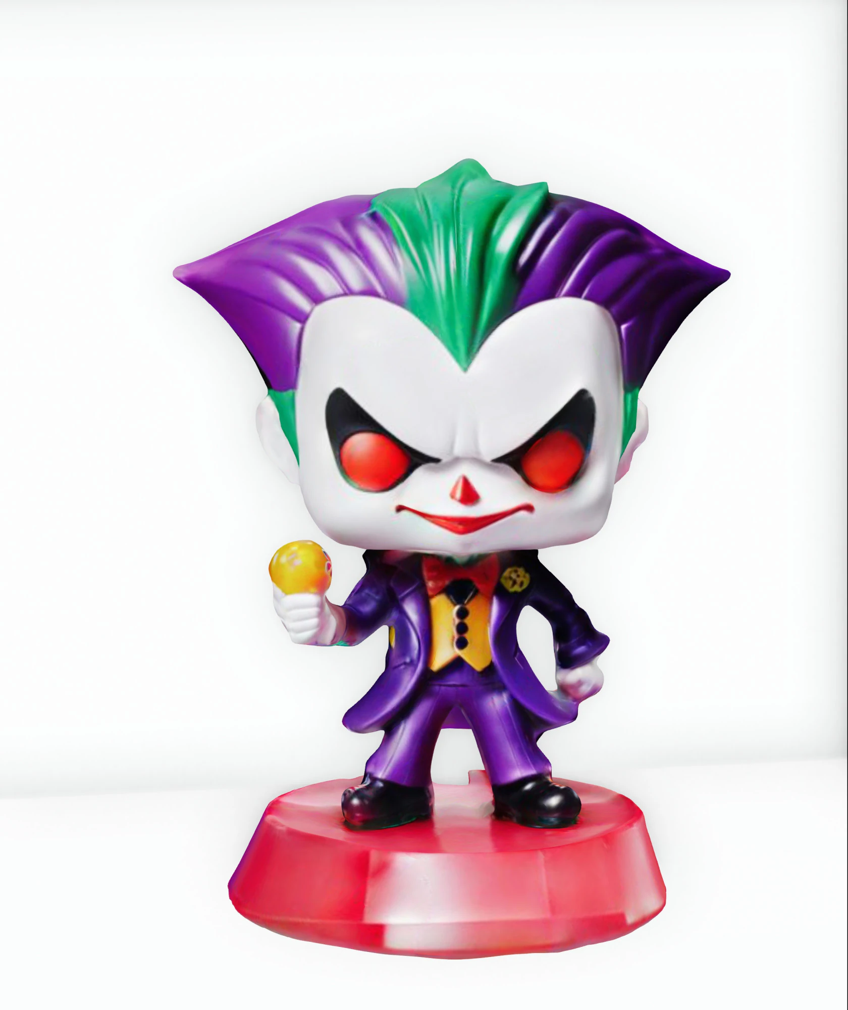 Coringa Chibi 3D Model .c4d .max .obj .3ds .fbx .stl .blend 