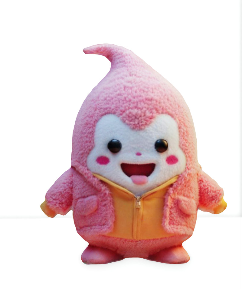 Kawaii plush toy 3D Model .c4d .max .obj .3ds .fbx .stl .blend