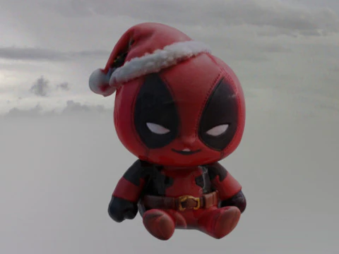 Chibi deadpool festive 3D Model