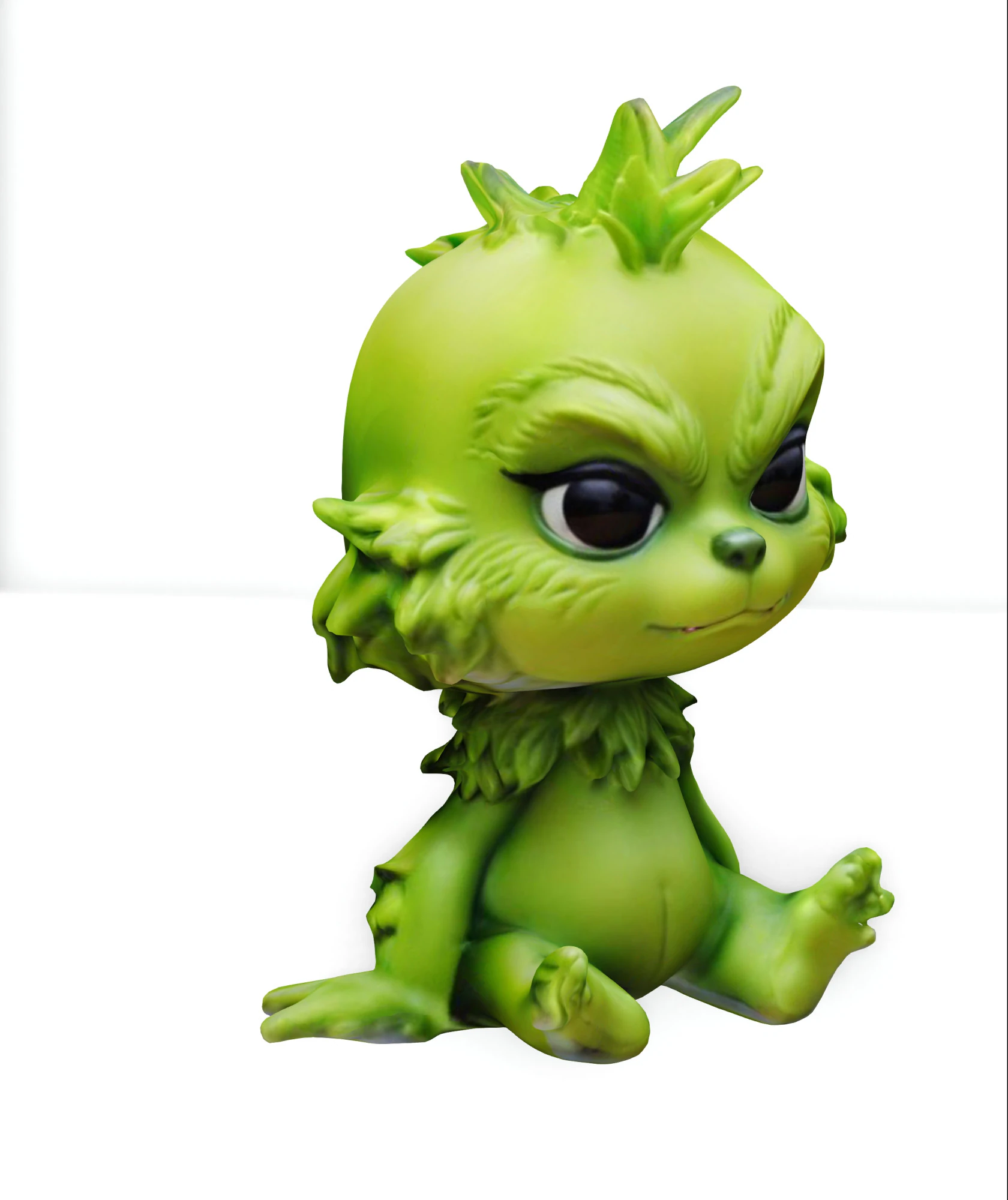 BabyGrinch Toy Chibi 3D Model .c4d .max .obj .3ds .fbx .stl .blend