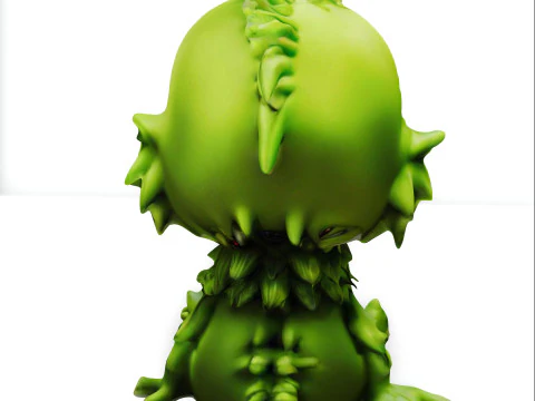 BabyGrinch Toy Chibi 3D Model