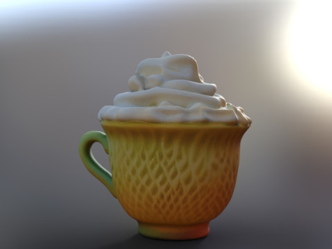 Mug Beetlejuice Halloween 3D 모델