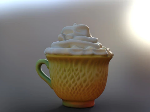 Mug Beetlejuice Halloween 3D Model