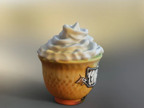 Mug Beetlejuice Halloween 3D Model