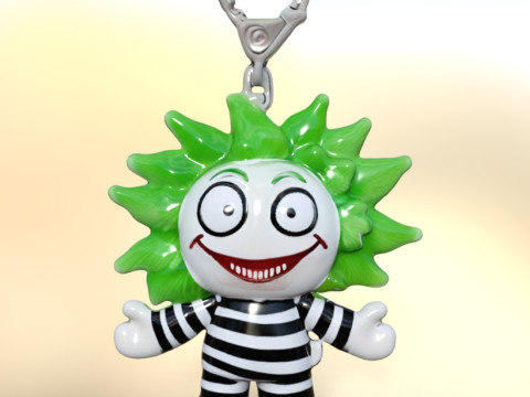 Keychain beetlejuice 3D 모델