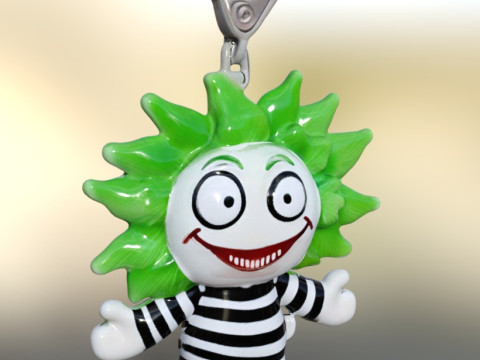 Keychain beetlejuice Modello 3D