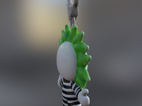 Keychain beetlejuice Modello 3D