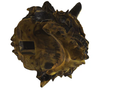 Demonic Horned Skull 3D Model