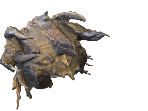 Demonic Skull Mask 3D Model