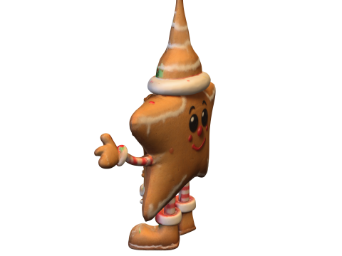 Gingerbread Star Modelo 3D