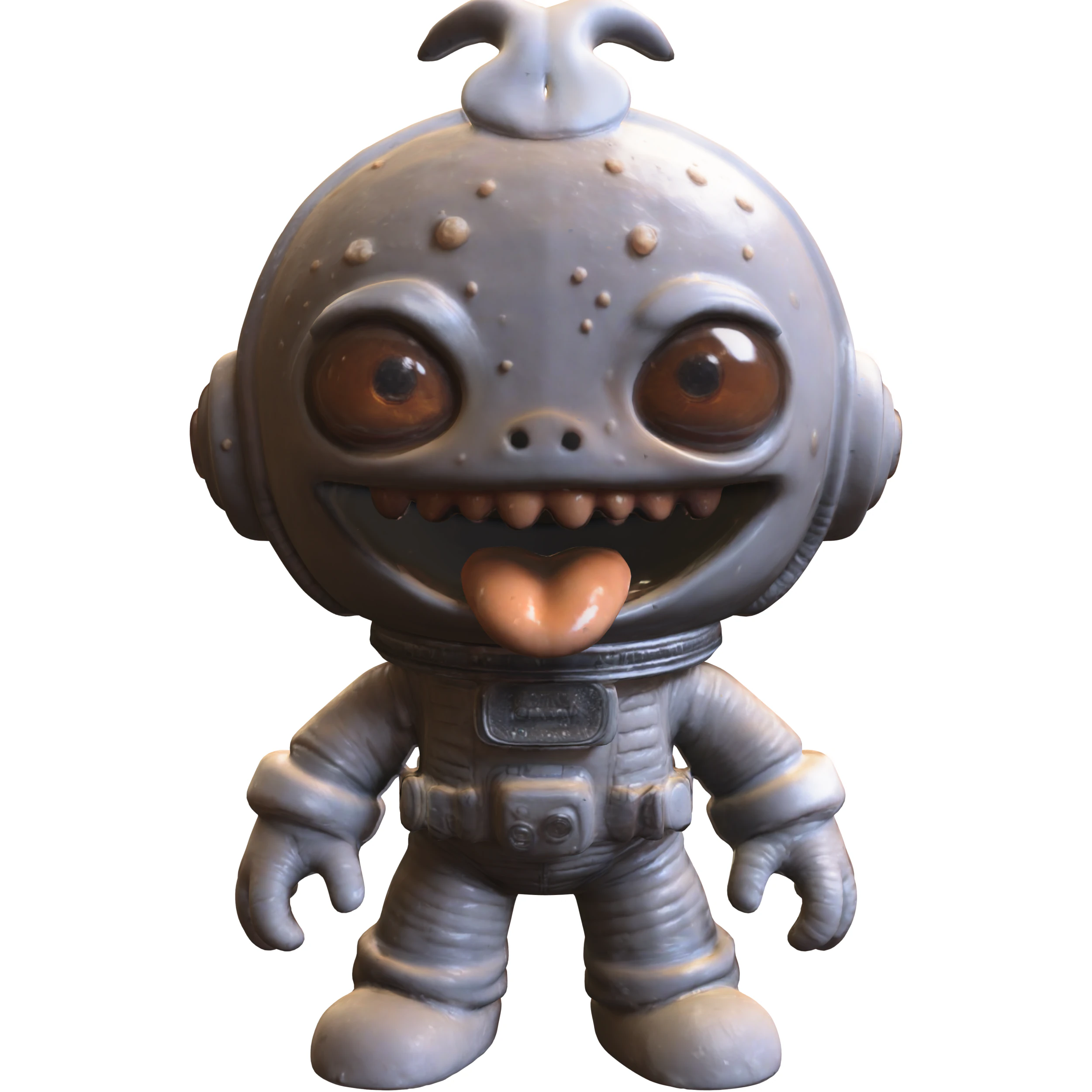 Alien Astronaut Character 3D Model .c4d .max .obj .3ds .fbx .stl .blend 