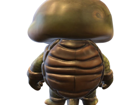 Turtle Warrior 3D Model