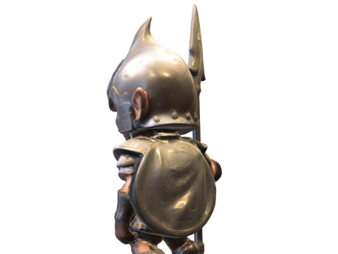 Elf Warrior dungers and dragons 3D Model
