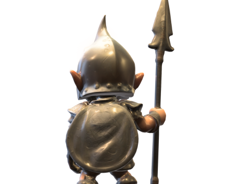 Elf Warrior dungers and dragons 3D Model