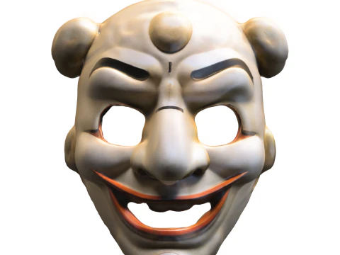 Japon Maskesi &ccedil;izgi romanı 3D Model