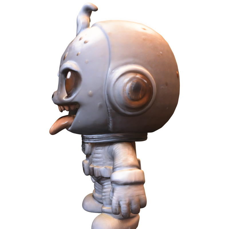 Clay doll cute Modelo 3D .c4d .max .obj .3ds .fbx .stl .blend