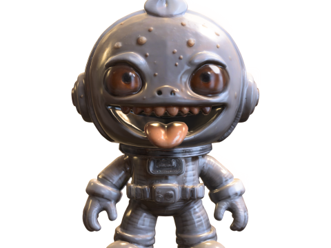 Clay doll cute Modelo 3D