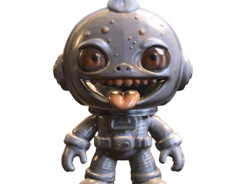 Clay doll cute 3D Model
