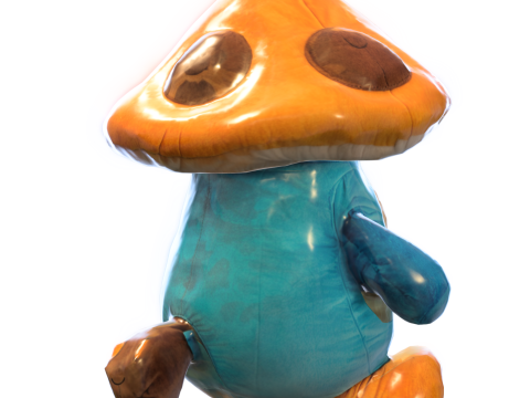 Plushie mushroom 3D Model