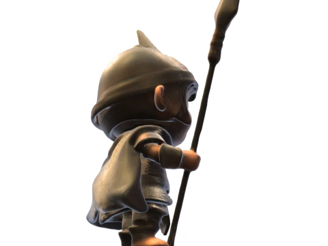 Cute little spear 3D Model