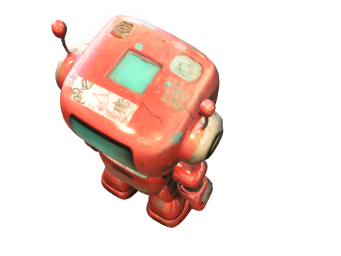 Robot retro 3D Model
