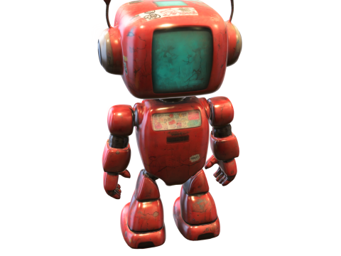 Robot retro 3D Model