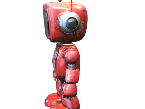 Robot retro 3D Model